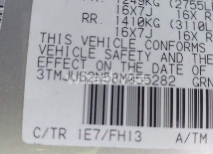 Photo 9 of 2008 Toyota Tacoma PRERUNNER V6 (VIN 3TMJU62N58M055282)