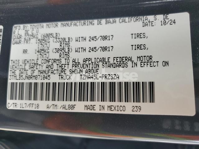 Photo 9 of 2024 TOYOTA TACOMA DOUBLE CAB (VIN 3TMLB5JN0RM071045)