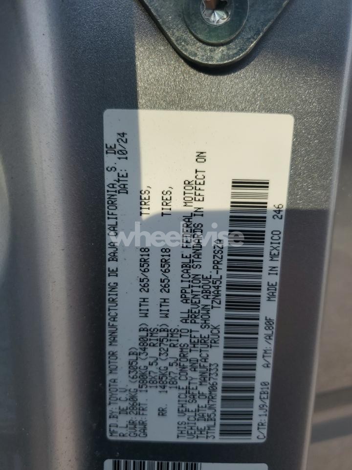 Photo 12 of 2024 TOYOTA TACOMA DOUBLE CAB (VIN 3TMLB5JN7RM067333)