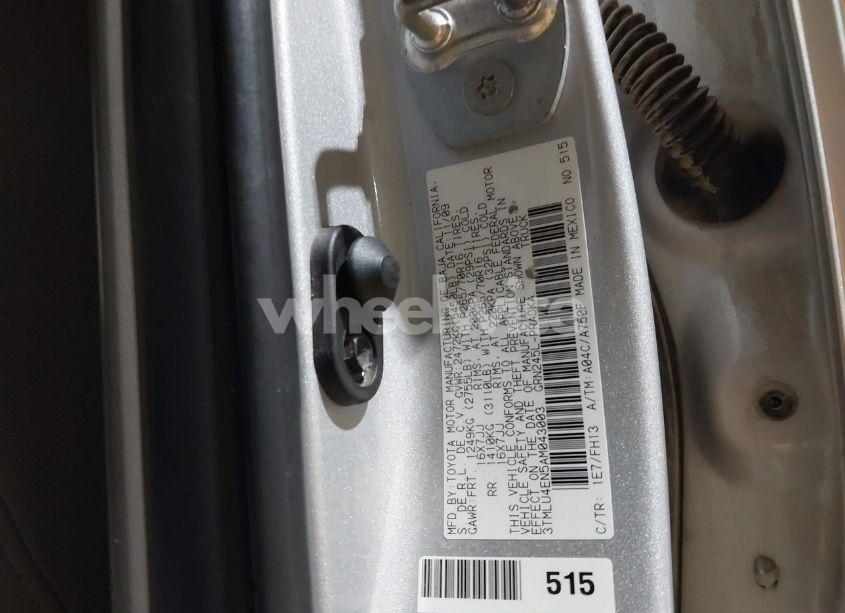Photo 9 of 2010 Toyota Tacoma DOUBLE CAB (VIN 3TMLU4EN5AM043003)