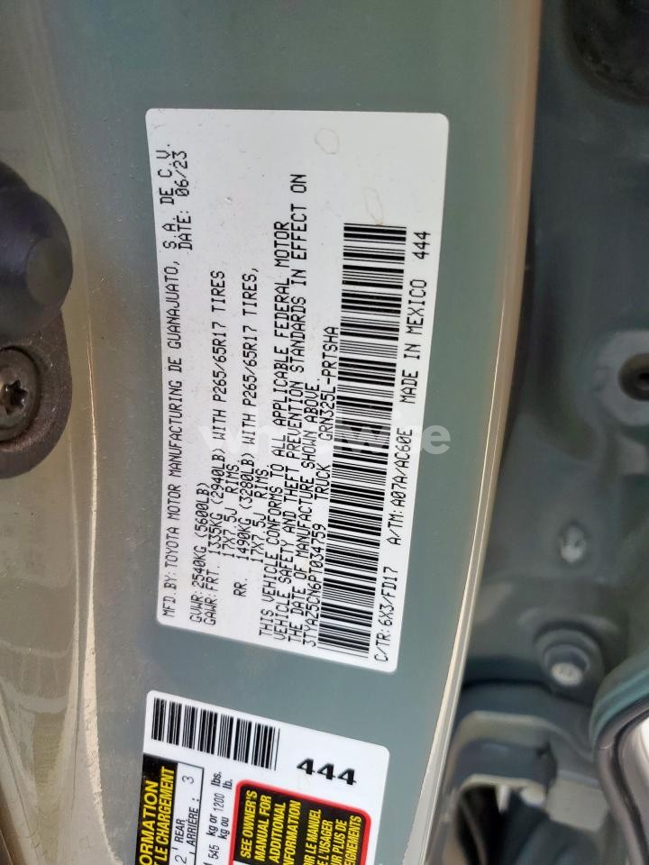 Photo 12 of 2023 TOYOTA TACOMA DOUBLE CAB (VIN 3TYAZ5CN6PT034759)