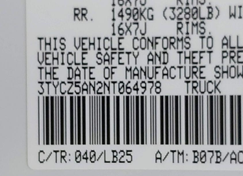 Photo 9 of 2022 Toyota Tacoma TRD PRO (VIN 3TYCZ5AN2NT064978)