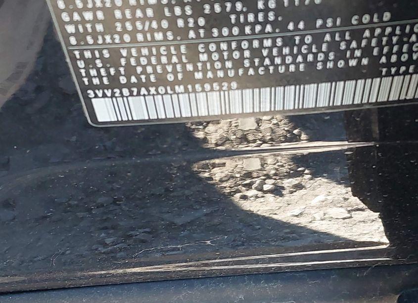 Photo 9 of 2020 Volkswagen Tiguan 2.0T SE/2.0T SE R-LINE BLACK/2.0T SEL (VIN 3VV2B7AX0LM159529)