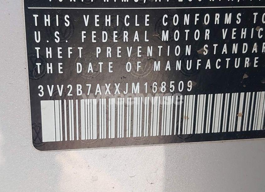 Photo 9 of 2018 Volkswagen Tiguan 2.0T SE/2.0T SEL (VIN 3VV2B7AXXJM168509)