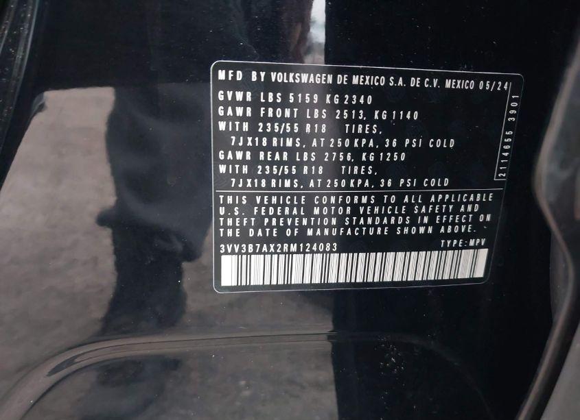 Photo 9 of 2024 Volkswagen Tiguan 2.0T SE/WOLFSBURG EDITION (VIN 3VV3B7AX2RM124083)