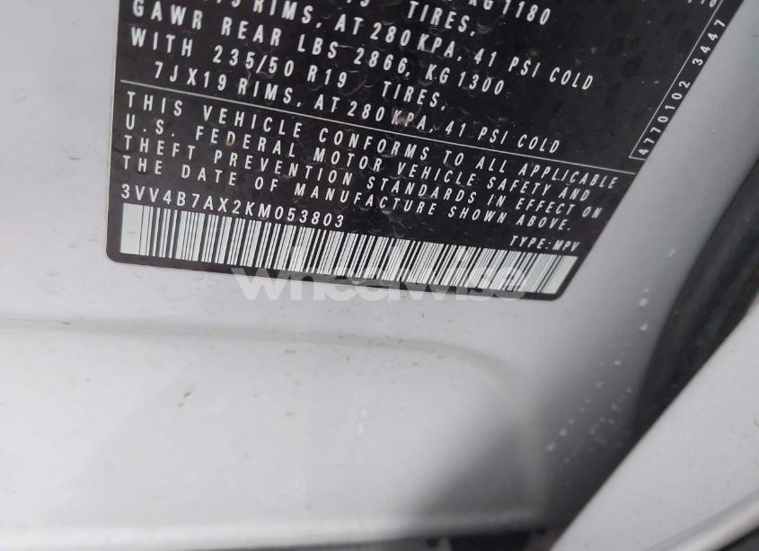 Photo 9 of 2019 Volkswagen Tiguan 2.0T SEL PREMIUM/2.0T SEL PREMIUM R-LINE (VIN 3VV4B7AX2KM053803)