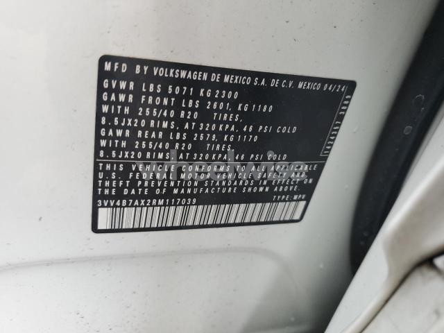 Photo 11 of 2024 VOLKSWAGEN TIGUAN SEL R-LINE BLACK (VIN 3VV4B7AX2RM117039)