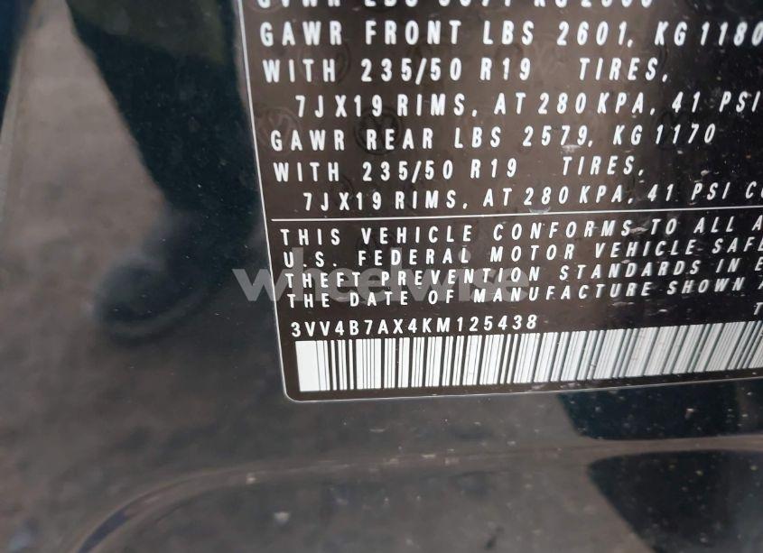 Photo 9 of 2019 Volkswagen Tiguan 2.0T SEL PREMIUM/2.0T SEL PREMIUM R-LINE (VIN 3VV4B7AX4KM125438)