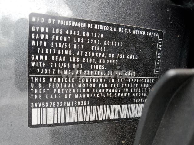 Photo 6 of 2024 VOLKSWAGEN TAOS S (VIN 3VV5X7B23RM130357)