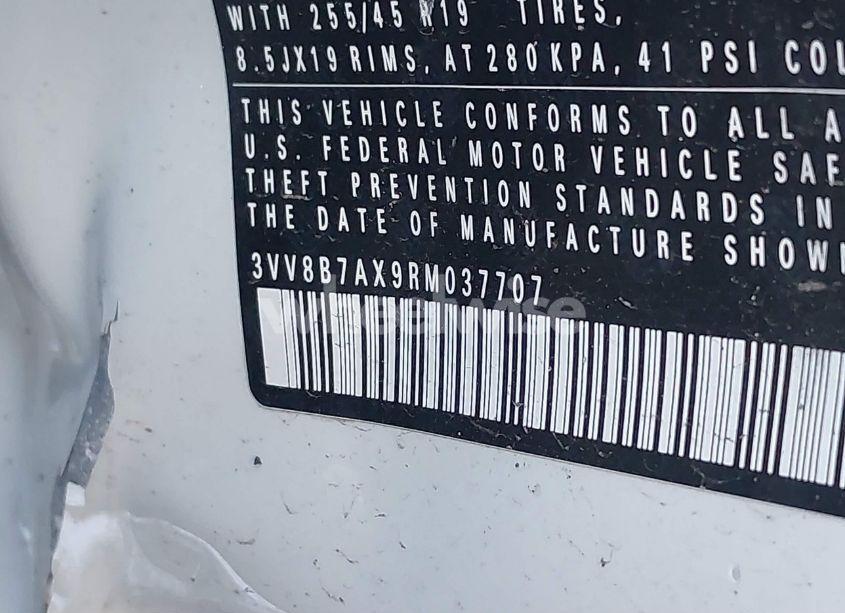 Photo 9 of 2024 Volkswagen Tiguan 2.0T SE R-LINE BLACK (VIN 3VV8B7AX9RM037707)