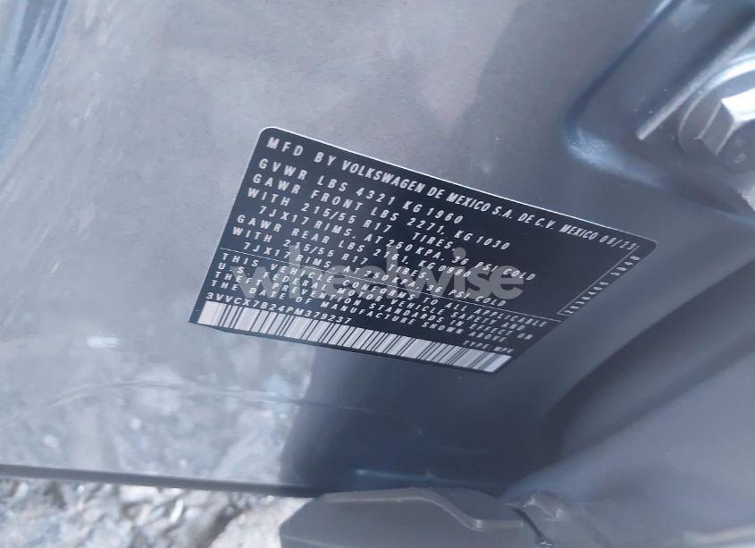 Photo 9 of 2023 Volkswagen Taos 1.5T S (VIN 3VVCX7B24PM379237)