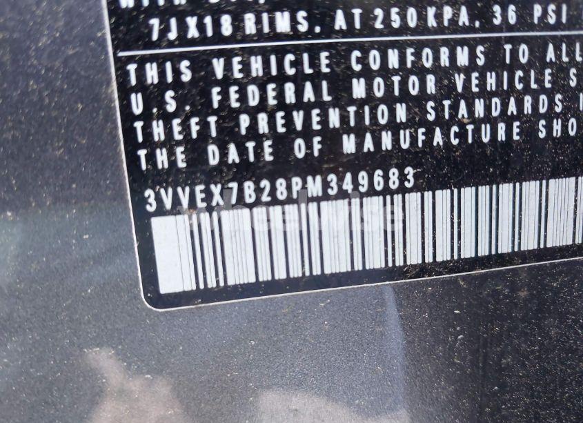 Photo 9 of 2023 Volkswagen Taos 1.5T SE (VIN 3VVEX7B28PM349683)