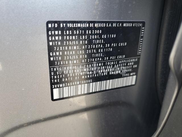 Photo 9 of 2024 VOLKSWAGEN TIGUAN SE (VIN 3VVMB7AX4RM166985)