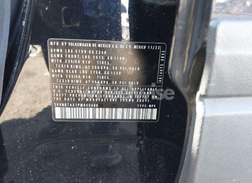 Photo 9 of 2023 Volkswagen Tiguan 2.0T SE (VIN 3VVNB7AX1PM040486)