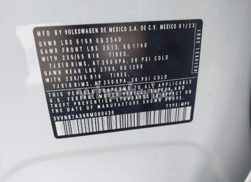 Photo 9 of 2024 Volkswagen Tiguan 2.0T SE/WOLFSBURG EDITION (VIN 3VVNB7AX6RM080436)