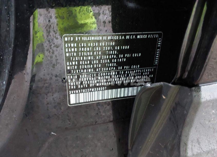 Photo 9 of 2023 Volkswagen Taos 1.5T SE (VIN 3VVNX7B22PM336007)