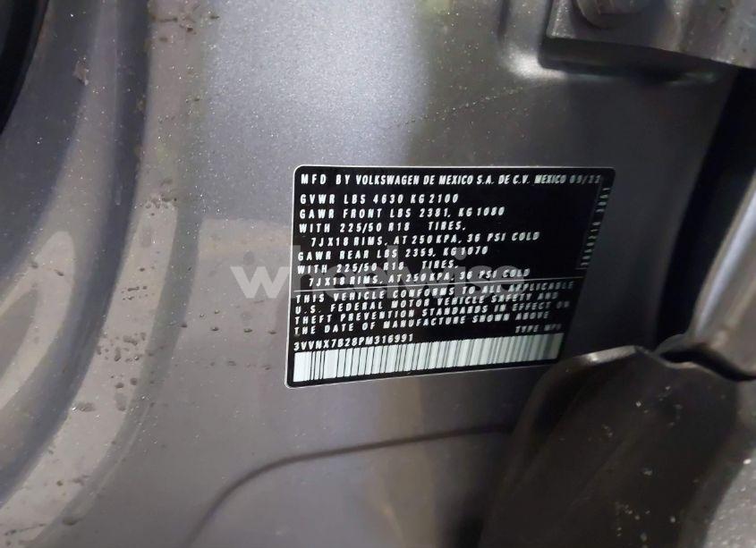 Photo 9 of 2023 Volkswagen Taos 1.5T SE (VIN 3VVNX7B28PM316991)