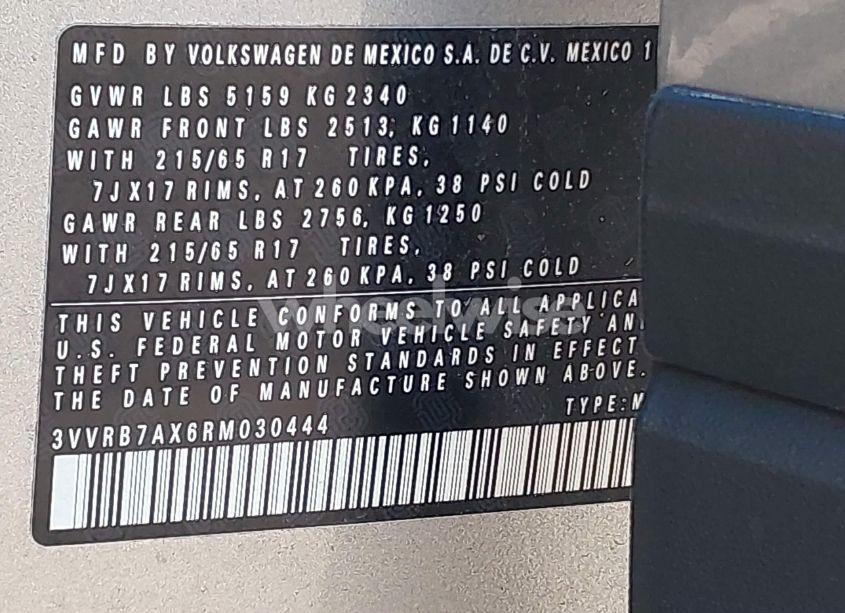 Photo 9 of 2024 Volkswagen Tiguan 2.0T S (VIN 3VVRB7AX6RM030444)