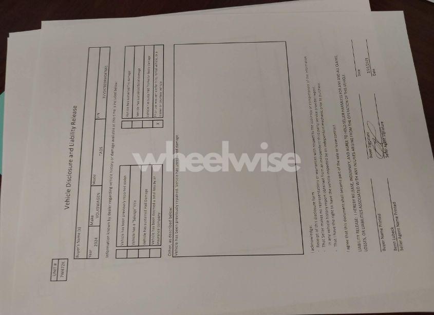 Photo 16 of 2024 Volkswagen Taos 1.5T SE (VIN 3VVSX7B23RM047661)