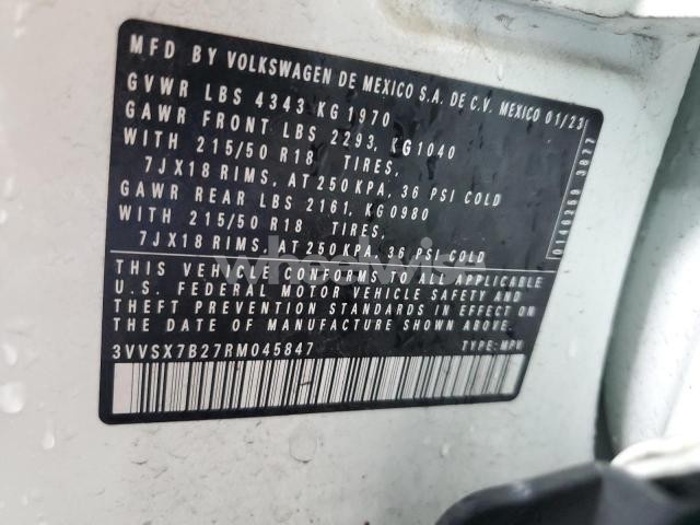 Photo 11 of 2024 VOLKSWAGEN TAOS SE N/A (VIN 3VVSX7B27RM045847)