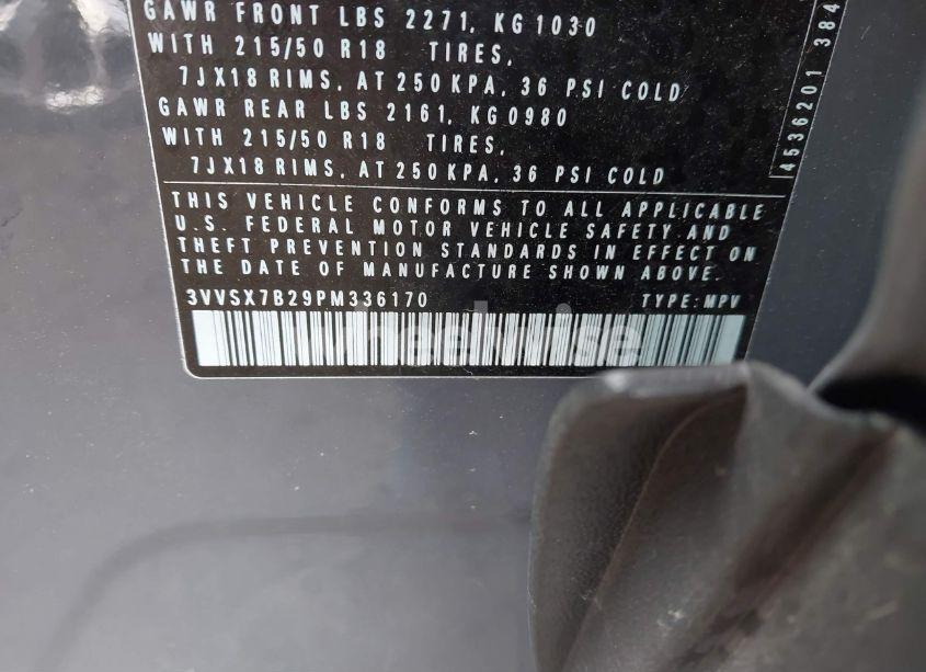 Photo 9 of 2023 Volkswagen Taos 1.5T SE (VIN 3VVSX7B29PM336170)