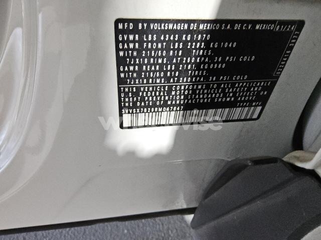 Photo 3 of 2024 VOLKSWAGEN TAOS SE N/A (VIN 3VVSX7B29RM047647)