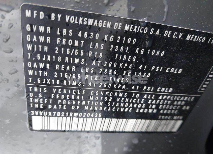 Photo 9 of 2024 Volkswagen Taos 1.5T SE (VIN 3VVUX7B21RM020435)