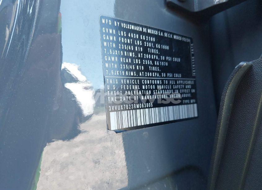 Photo 9 of 2024 Volkswagen Taos 1.5T SE (VIN 3VVUX7B23RM063805)