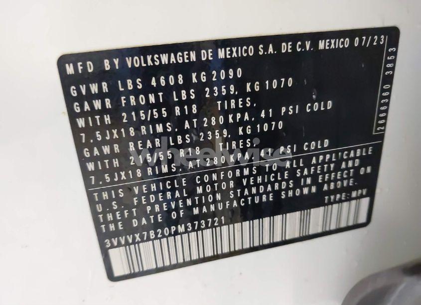 Photo 9 of 2023 Volkswagen Taos 1.5T SE (VIN 3VVVX7B20PM373721)