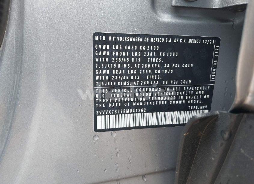 Photo 9 of 2024 Volkswagen Taos 1.5T SE (VIN 3VVVX7B27RM041262)