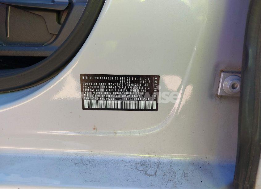 Photo 9 of 2017 Volkswagen Jetta 1.4T S (VIN 3VW167AJ4HM340308)