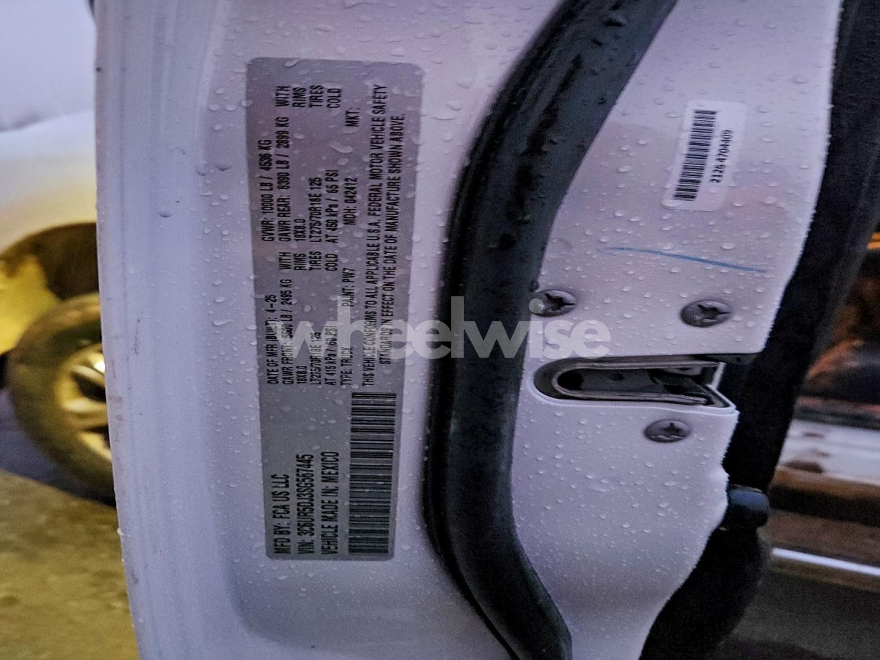 Photo 12 of 2025 RAM 2500 BIG HORN (VIN 3VW1K7AJ0BM042549)