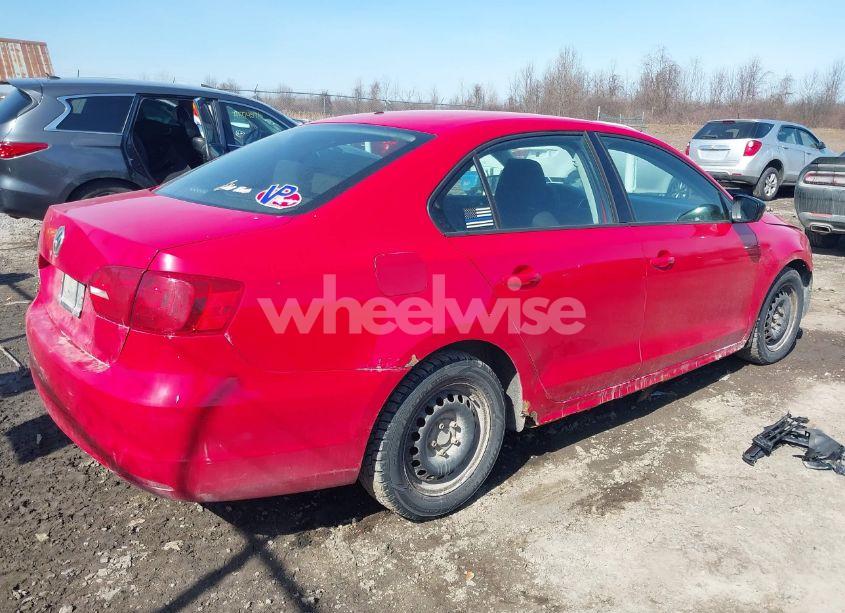 Photo 4 of 2012 Volkswagen Jetta 2.0L S (VIN 3VW1K7AJ0CM428390)