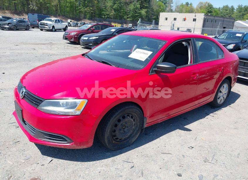 Photo 2 of 2012 Volkswagen Jetta 2.0L S (VIN 3VW1K7AJ3CM343852)