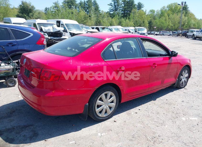 Photo 4 of 2012 Volkswagen Jetta 2.0L S (VIN 3VW1K7AJ3CM343852)