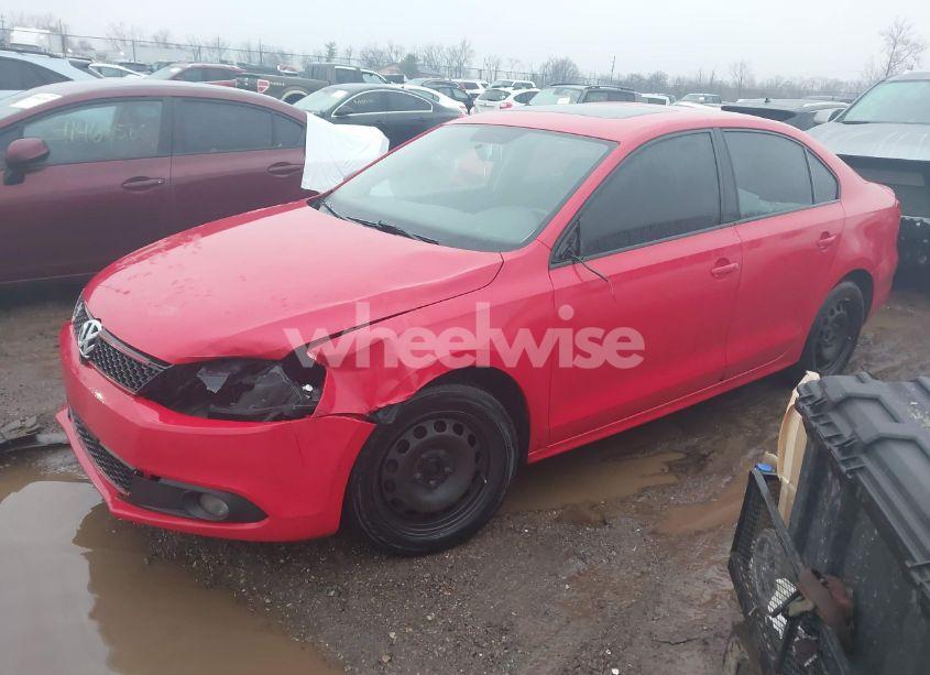 Photo 2 of 2012 Volkswagen Jetta 2.0L S (VIN 3VW1K7AJ4CM348624)