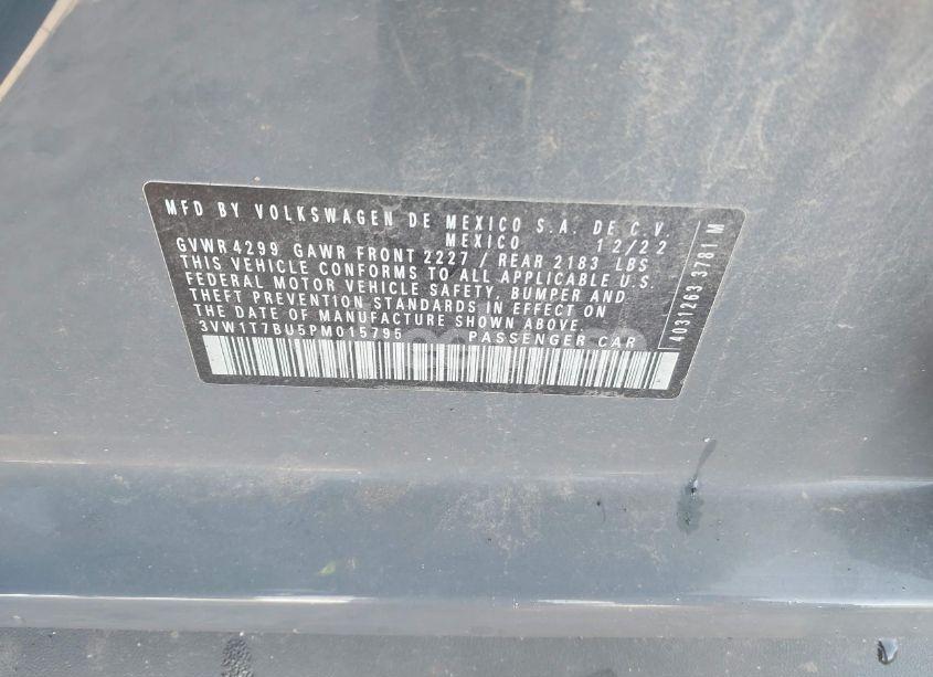 Photo 9 of 2023 Volkswagen Jetta GLI 2.0T AUTOBAHN (VIN 3VW1T7BU5PM015795)