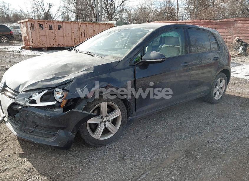 Photo 2 of 2017 Volkswagen Golf TSI S 4-DOOR/TSI SE 4-DOOR/TSI SEL 4-DOOR/TSI WOLFSBURG EDITION 4-DOOR (VIN 3VW217AU2HM009028)