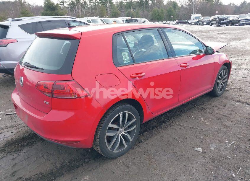 Photo 4 of 2017 Volkswagen Golf TSI S 4-DOOR/TSI SE 4-DOOR/TSI SEL 4-DOOR/TSI WOLFSBURG EDITION 4-DOOR (VIN 3VW217AU2HM040103)