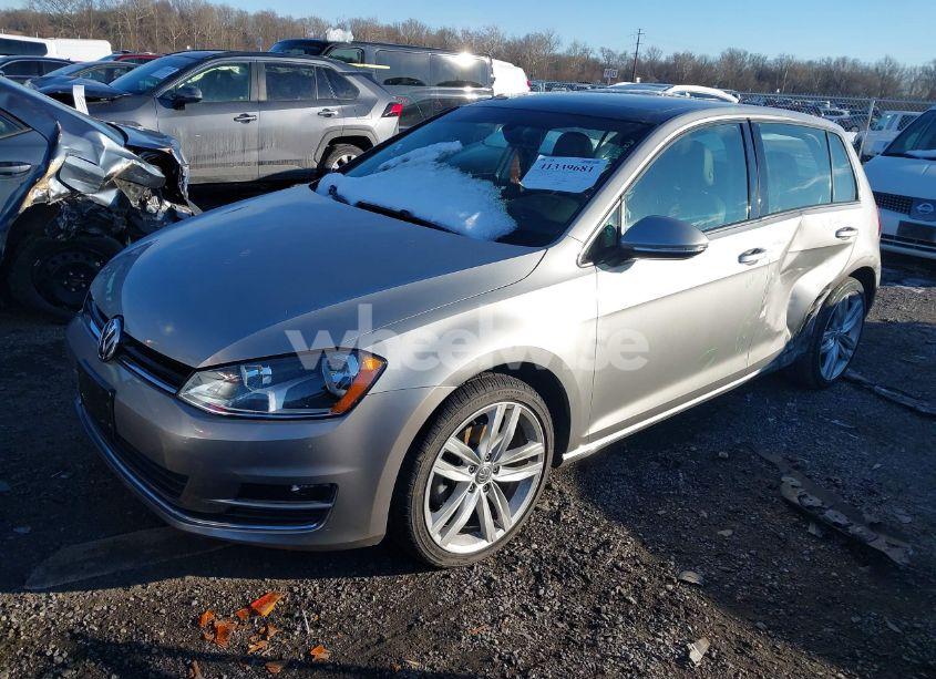 Photo 2 of 2017 Volkswagen Golf TSI S 4-DOOR/TSI SE 4-DOOR/TSI SEL 4-DOOR/TSI WOLFSBURG EDITION 4-DOOR (VIN 3VW217AU7HM017299)