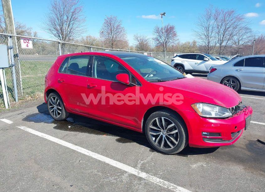 2017 Volkswagen Golf TSI S 4-DOOR/TSI SE 4-DOOR/TSI SEL 4-DOOR/TSI WOLFSBURG EDITION 4-DOOR (VIN 3VW217AU8HM035200) main photo