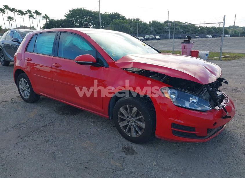 2017 Volkswagen Golf TSI S 4-DOOR/TSI SE 4-DOOR/TSI SEL 4-DOOR/TSI WOLFSBURG EDITION 4-DOOR (VIN 3VW217AUXHM030001) main photo