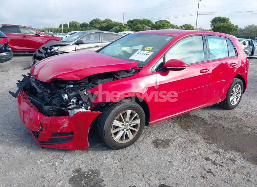 Photo 2 of 2017 Volkswagen Golf TSI S 4-DOOR/TSI SE 4-DOOR/TSI SEL 4-DOOR/TSI WOLFSBURG EDITION 4-DOOR (VIN 3VW217AUXHM030001)