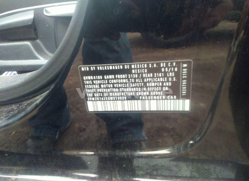 Photo 9 of 2016 Volkswagen Jetta 1.4T S (VIN 3VW267AJ2GM379529)