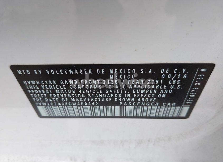 Photo 9 of 2016 Volkswagen Jetta 1.4T S (VIN 3VW267AJXGM409442)