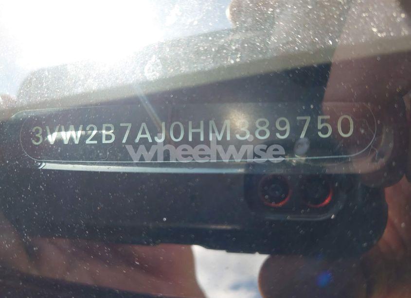 Photo 9 of 2017 Volkswagen Jetta 1.4T S (VIN 3VW2B7AJ0HM389750)