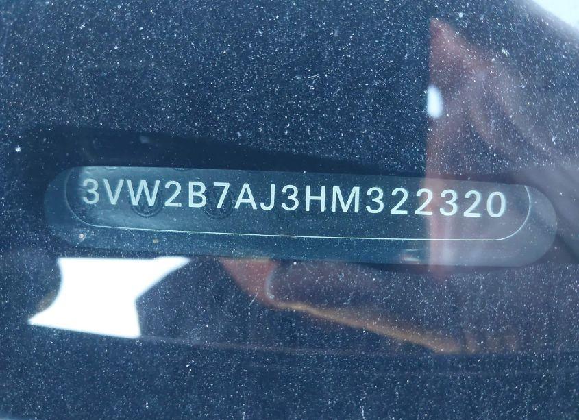 Photo 9 of 2017 Volkswagen Jetta 1.4T S (VIN 3VW2B7AJ3HM322320)