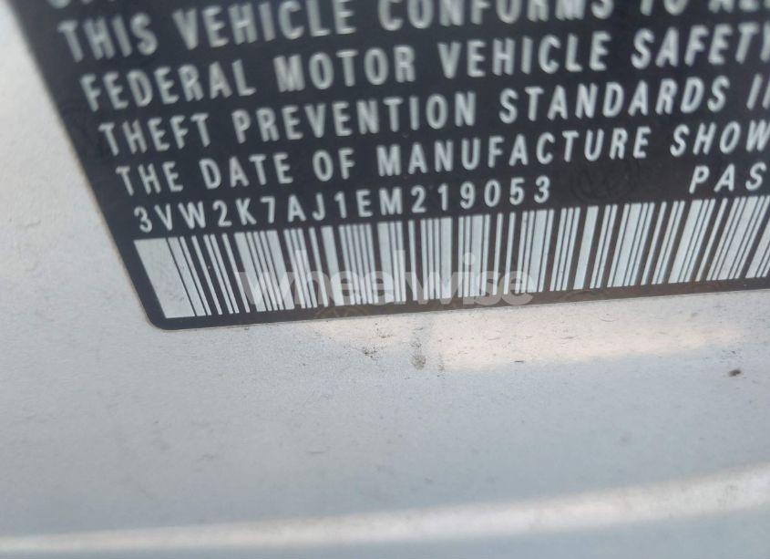 Photo 9 of 2014 Volkswagen Jetta 2.0L S (VIN 3VW2K7AJ1EM219053)