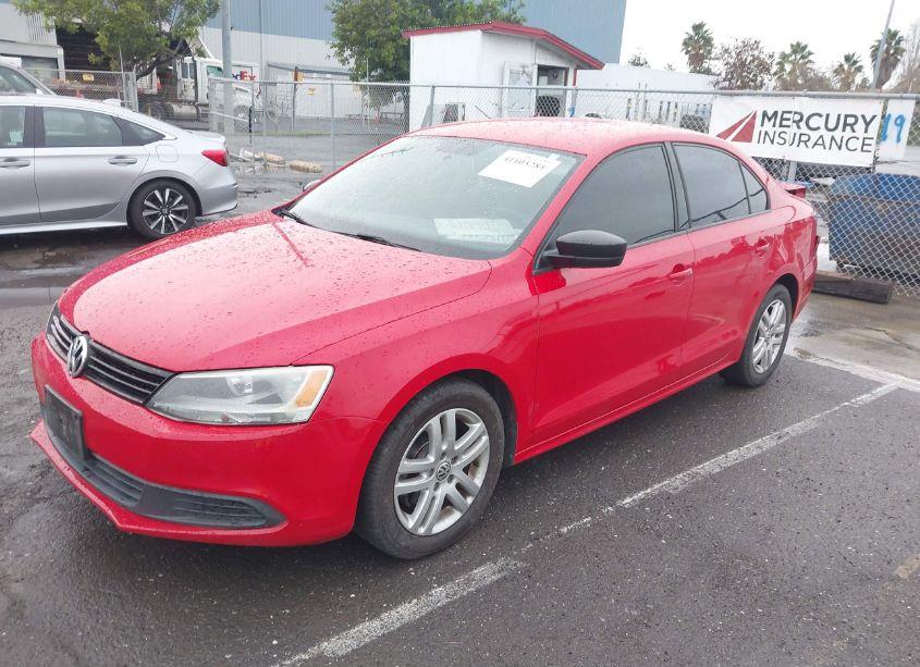Photo 2 of 2012 Volkswagen Jetta 2.0L S (VIN 3VW2K7AJ6CM375036)