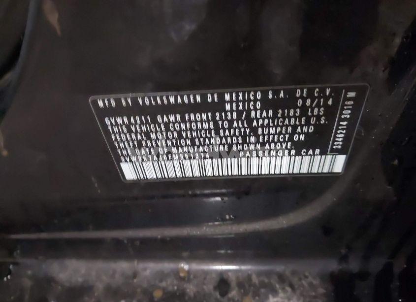 Photo 9 of 2015 Volkswagen Jetta 2.0L S (VIN 3VW2K7AJ6FM351274)